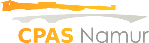 A logo of CPAS Namur.