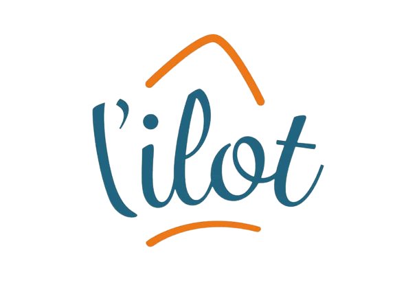 A logo of Ilot.